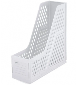 Porta revista/pasta individual branco Maxcril/Waleu