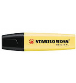 Marcador de texto boss amarelo pastel Stabilo
