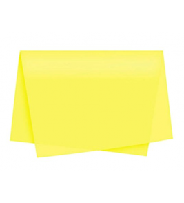 Papel seda amarelo 48x60cm Diversos