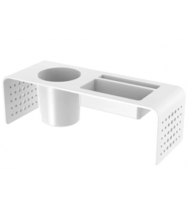 Porta caneta clips lembrete celular branco multiuso prime Maxcril/Waleu