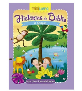 Livro história mini a criação 16 páginas Ciranda Cultural