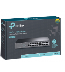 Switch 24 portas 10/100 mbp tl-sf024 preto Tp-Link