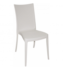 Cadeira fixa em fibra de vidro branco laura ratan  92032 Tramontina