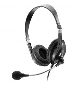 Fone de ouvido com microfone headset  premium preto ph041 Multilaser