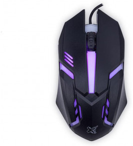 Mouse gamer 1000dpi com led geek max preto Maxprint