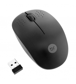 Mouse sem fio 1200dpi 0404 preto Bright