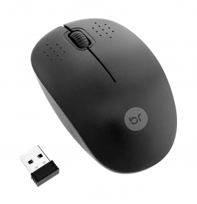 Mouse sem fio 1200dpi 0404 preto Bright