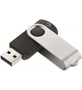 Pendrive 16gb USB Twist preto Multilaser