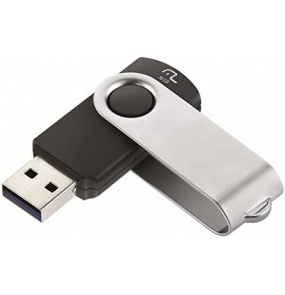 Pendrive 16gb USB Twist preto Multilaser
