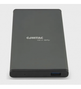 Case para HDD Sata USB 3.0 preto metallic 9389 Comtac