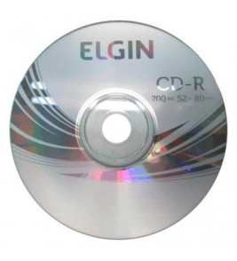 Mídia de CD gravável sem caixa 700MB 52x Elgin