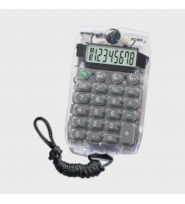 Calculadora de Bolso 8 dígitos com cordão incolor PC033 Procalc