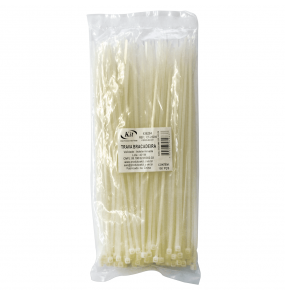  Abraçadeira branca 2.5X200mm 100 und  KIT