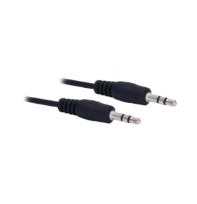 Cabo P2 estéreo x P2 estéreo 1,5m plc2201 preto Fortrek
