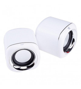 Caixa de som delta prime 5w USB branca Maxprint