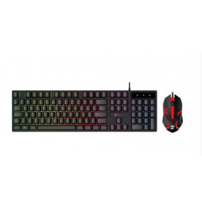 Combo teclado e mouse gamer USB Led X-Black 1909 Letron
