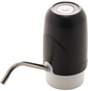 Bomba eletrica para galão de água com USB preto e branco Lyor