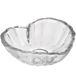 Bowl vidro petisqueira coração 12.4x10.5x3.5cm Hauskraft