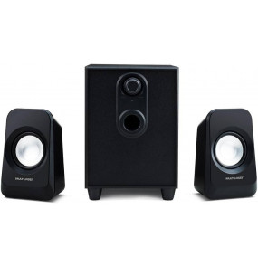 Caixa de som SP377 2.1 bass 20w biv preto Multilaser