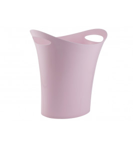 Lixeira 8 litros poliestireno rosa pastel 10150012 Waleu