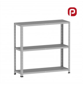 Estante De Aço 3 Prateleiras Multiuso 0,9m Cinza EDP03 Pandin